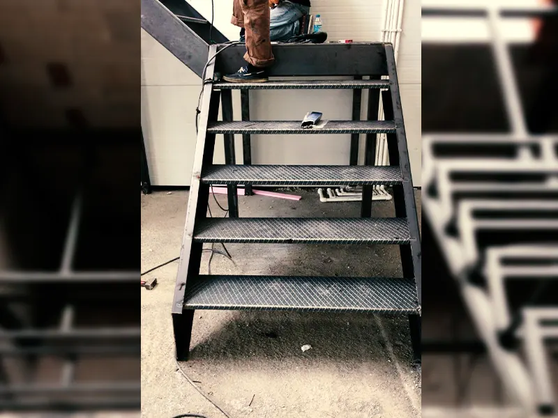 Düzce Endüstriyel Metal Şantiye Merdiveni