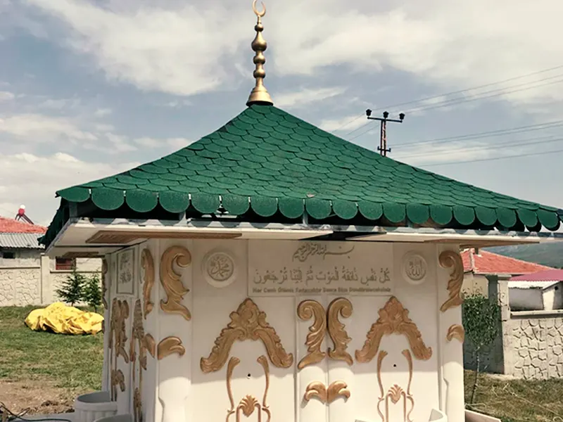 Düzce şadırvan ve cami çatı sistemleri